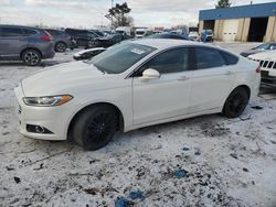 Salvage cars for sale at Woodhaven, MI auction: 2014 Ford Fusion SE