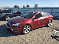 Salvage cars for sale from Copart Martinez, CA: 2015 Chevrolet Cruze LT