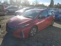 2018 Toyota Prius Prime en venta en Portland, OR