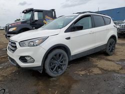 Salvage cars for sale at Woodhaven, MI auction: 2018 Ford Escape SE