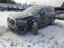 Salvage cars for sale at Bowmanville, ON auction: 2021 Audi Q3 Premium Plus S Line 45