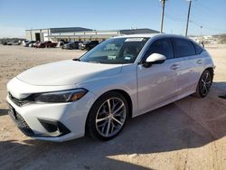 Salvage cars for sale at San Antonio, TX auction: 2022 Honda Civic Touring