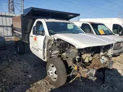 Salvage trucks for sale at Elgin, IL auction: 2017 Chevrolet Silverado C3500