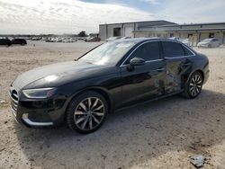 Salvage cars for sale at San Antonio, TX auction: 2020 Audi A4 Premium