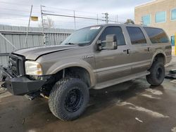 Salvage cars for sale at Littleton, CO auction: 2002 Ford Excursion Limited