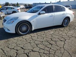 Salvage cars for sale at Vallejo, CA auction: 2015 Infiniti Q40