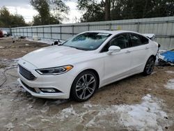 Salvage cars for sale at Midway, FL auction: 2017 Ford Fusion Titanium