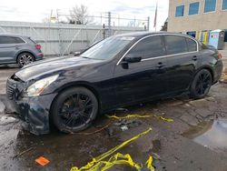 Salvage cars for sale at Littleton, CO auction: 2011 Infiniti G37 Base