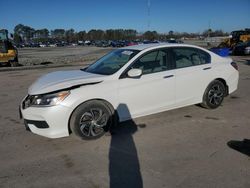 Salvage cars for sale at Dunn, NC auction: 2017 Honda Accord LX