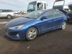 Salvage cars for sale at Brighton, CO auction: 2019 Hyundai Elantra SEL