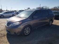 Salvage cars for sale from Copart Oklahoma City, OK: 2017 Toyota Sienna XLE