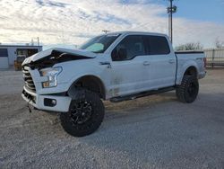 Salvage cars for sale at Abilene, TX auction: 2017 Ford F150 Supercrew