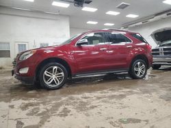 Vehiculos salvage en venta de Copart Davison, MI: 2017 Chevrolet Equinox Premier