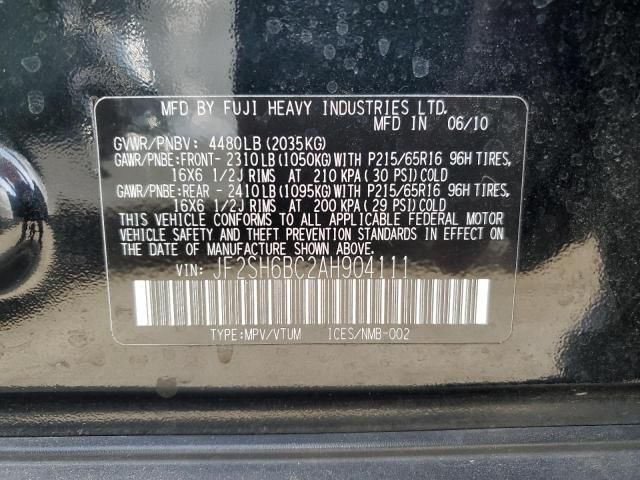 2010 Subaru Forester XS