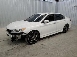 Honda Accord salvage cars for sale: 2017 Honda Accord Sport