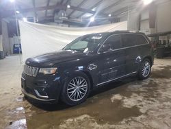 Salvage cars for sale at North Billerica, MA auction: 2017 Jeep Grand Cherokee Summit