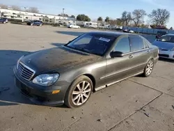 Salvage cars for sale at Sacramento, CA auction: 2003 Mercedes-Benz S 55 AMG