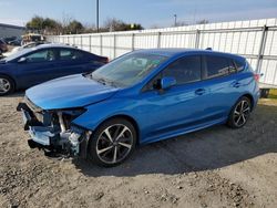 Salvage cars for sale at Sacramento, CA auction: 2022 Subaru Impreza Sport