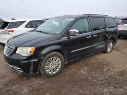 Salvage cars for sale from Copart Elgin, IL: 2013 Chrysler Town & Country Touring L