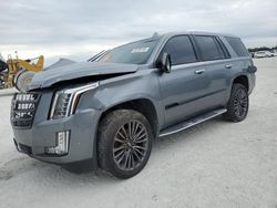 Salvage cars for sale at Arcadia, FL auction: 2019 Cadillac Escalade Premium Luxury