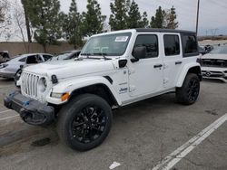 Jeep salvage cars for sale: 2023 Jeep Wrangler Sahara 4XE