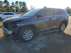 Toyota Highlander salvage cars for sale: 2016 Toyota Highlander LE