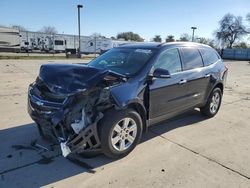 Salvage cars for sale at Sacramento, CA auction: 2011 Chevrolet Traverse LT