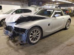 Salvage cars for sale from Copart Wheeling, IL: 2003 BMW Z4 2.5