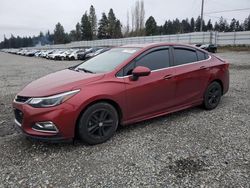 2017 Chevrolet Cruze LT en venta en Graham, WA