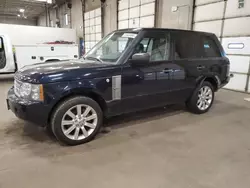 Salvage cars for sale at Blaine, MN auction: 2008 Land Rover Range Rover Supercharged