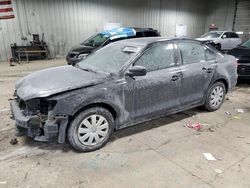 Salvage cars for sale from Copart Franklin, WI: 2015 Volkswagen Jetta Base