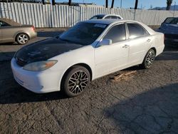 Toyota salvage cars for sale: 2003 Toyota Camry LE