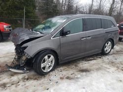 Salvage cars for sale at Northfield, OH auction: 2013 Honda Odyssey Touring