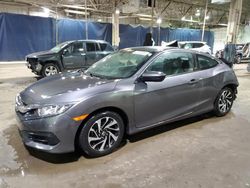 Salvage cars for sale at Woodhaven, MI auction: 2018 Honda Civic LX