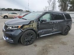 Salvage cars for sale at Dunn, NC auction: 2022 KIA Carnival SX Prestige