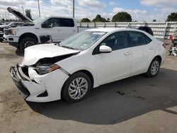 Toyota salvage cars for sale: 2017 Toyota Corolla L