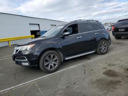 Salvage cars for sale at Vallejo, CA auction: 2011 Acura MDX Advance