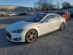 Salvage cars for sale from Copart Gastonia, NC: 2013 Tesla Model S