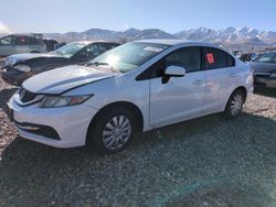 Honda salvage cars for sale: 2015 Honda Civic LX