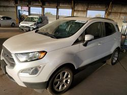 Carros sin daños a la venta en subasta: 2019 Ford Ecosport SE