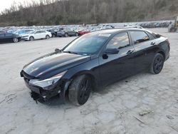 Salvage cars for sale at Hurricane, WV auction: 2021 Hyundai Elantra SEL