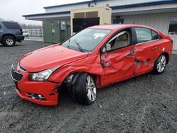 Salvage cars for sale at Lumberton, NC auction: 2014 Chevrolet Cruze LTZ