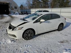 Salvage cars for sale from Copart Albany, NY: 2015 Honda Civic LX