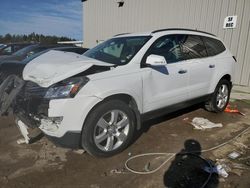 Salvage cars for sale at Franklin, WI auction: 2016 Chevrolet Traverse LT