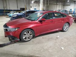 Salvage cars for sale from Copart Woodhaven, MI: 2019 Honda Accord LX