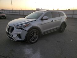 Hyundai salvage cars for sale: 2017 Hyundai Santa FE SE Ultimate