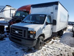 Salvage trucks for sale at Brighton, CO auction: 2015 Ford Econoline E350 Super Duty Cutaway Van