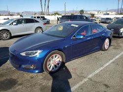 Salvage cars for sale at Van Nuys, CA auction: 2018 Tesla Model S