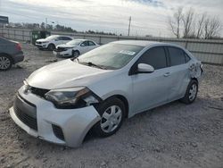 Salvage cars for sale at Hueytown, AL auction: 2015 Toyota Corolla L