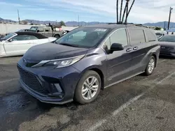 Salvage cars for sale at Van Nuys, CA auction: 2021 Toyota Sienna XSE